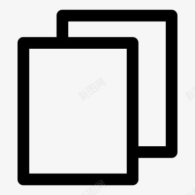 纸张空白文档图标图标