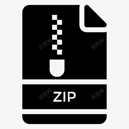 zip文件归档开发图标svg_新图网 https://ixintu.com web设计 zip文件 开发 开发用户界面glyphs图标 归档 文档 记录
