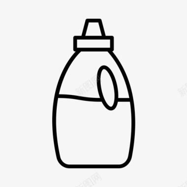采购产品瓶子容器家务图标图标