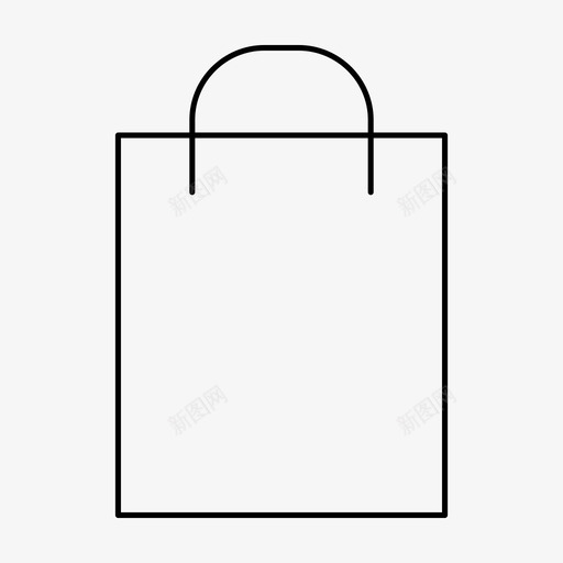 购物袋商业购物者图标svg_新图网 https://ixintu.com 商业 购物者 购物袋
