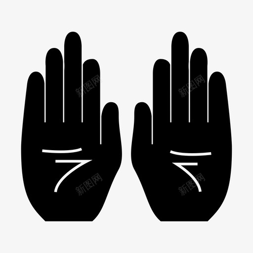 手干净的手洗手图标svg_新图网 https://ixintu.com 医学符号 干净的手 手 洗手