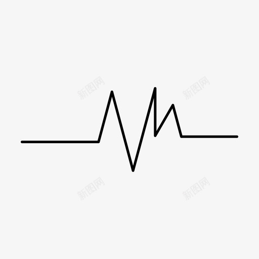 脉搏心脏监护仪心脏脉搏图标svg_新图网 https://ixintu.com 心脏监护仪 心脏脉搏 心跳 生命线 脉搏