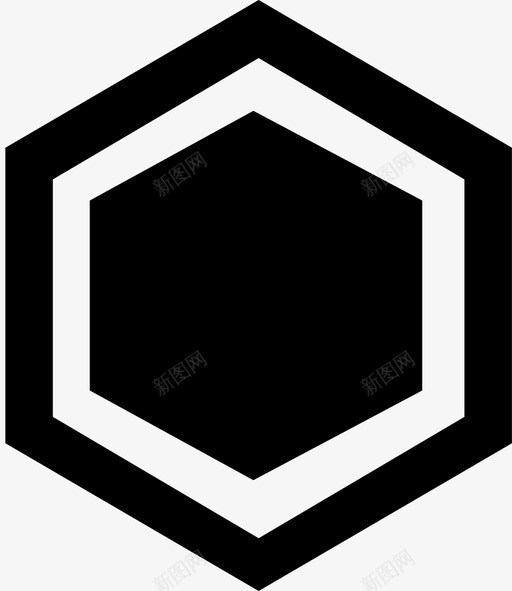 六角形图标svg_新图网 https://ixintu.com 六角形