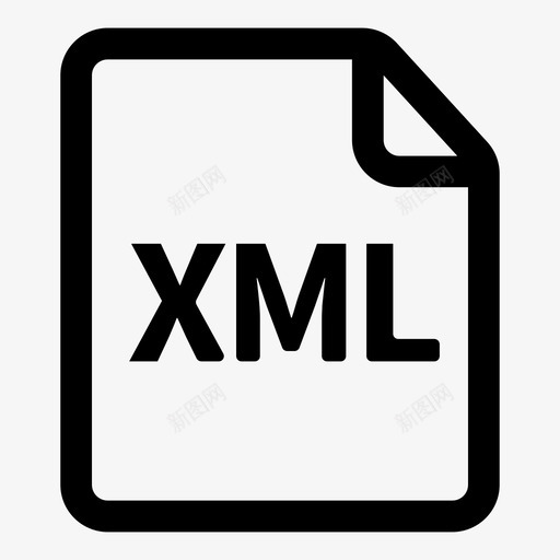 xml文件数据开发图标svg_新图网 https://ixintu.com web xml文件 开发 数据 文件扩展名 网站 语言