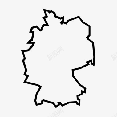 德国国家德意志联邦共和国图标图标