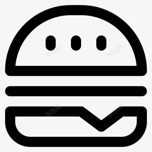 食品食堂汉堡包图标svg_新图网 https://ixintu.com 必需品概述 汉堡包 食品 食堂 餐厅 餐食