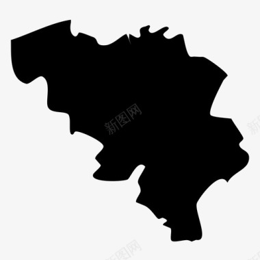 比利时国家欧洲图标图标