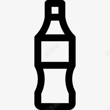 汽水瓶瓶盖过滤图标图标
