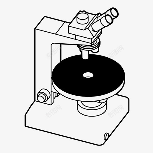 显微镜化学调查图标svg_新图网 https://ixintu.com 化学 实验室 显微镜 研究 科学 调查