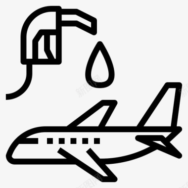 航空燃料工程师飞行图标图标