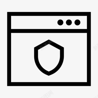 窗户安全图标图标