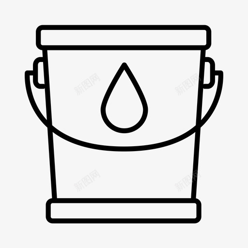 水桶生态绿色能源图标svg_新图网 https://ixintu.com 可持续发展 水桶 水电 生态 绿色能源