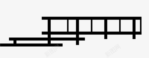 现代住宅建筑著名图标svg_新图网 https://ixintu.com 伊利诺伊州 建筑 现代住宅 著名 著名建筑