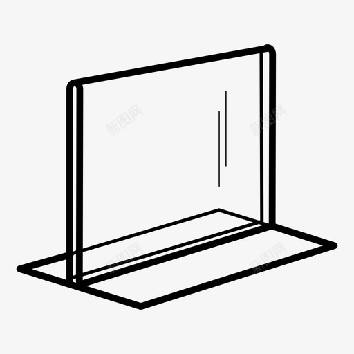 有机玻璃展示架图标svg_新图网 https://ixintu.com 亚克力板 展示架 有机玻璃