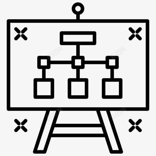 计划项目计划策划图标svg_新图网 https://ixintu.com 互联网和数字营销线图标 战略 策划 计划 项目计划