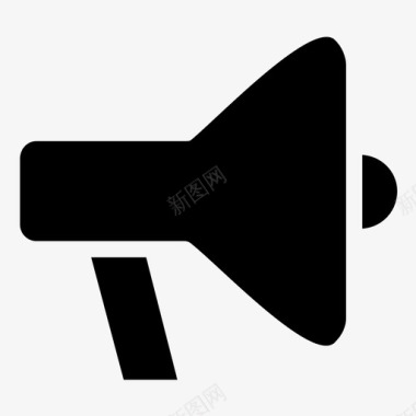 扩音器应用程序商务图标图标
