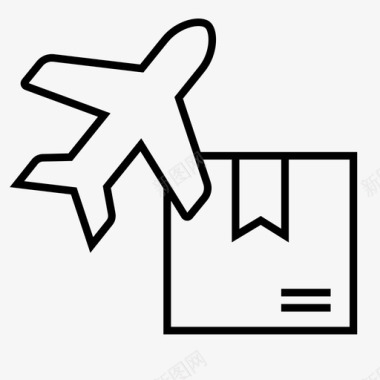 空运空客交货图标图标