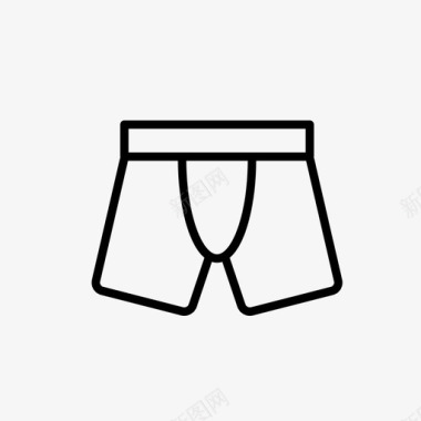 拳击短裤内衣内裤图标图标