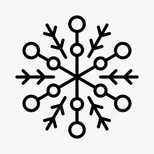 雪花北极芬兰图标svg_新图网 https://ixintu.com 冬季 北极 斯堪的纳维亚 芬兰 雪晶 雪花 高山