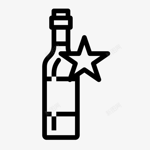 最佳红酒最佳红葡萄酒获奖图标svg_新图网 https://ixintu.com lipo提纲饮料 最佳红葡萄酒 最佳红酒 红酒 获奖 酒瓶