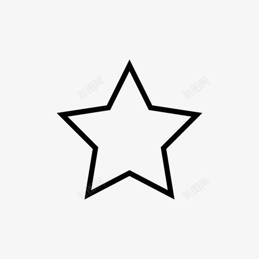 星星最爱形状图标svg_新图网 https://ixintu.com 形状 星星 最爱