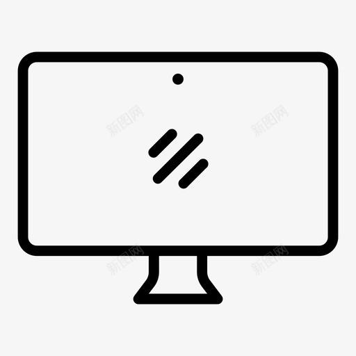 桌面imac显示器图标svg_新图网 https://ixintu.com imac 屏幕 显示器 桌面 设备概述