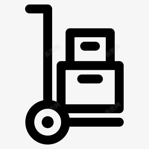 箱式台车箱式运输车集装箱图标svg_新图网 https://ixintu.com 其他 包装 箱式台车 箱式运输车 运输 集装箱