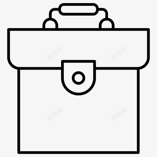 公文包包商务图标svg_新图网 https://ixintu.com 公文包 包 商务 商务和财务卷2 工作 财务