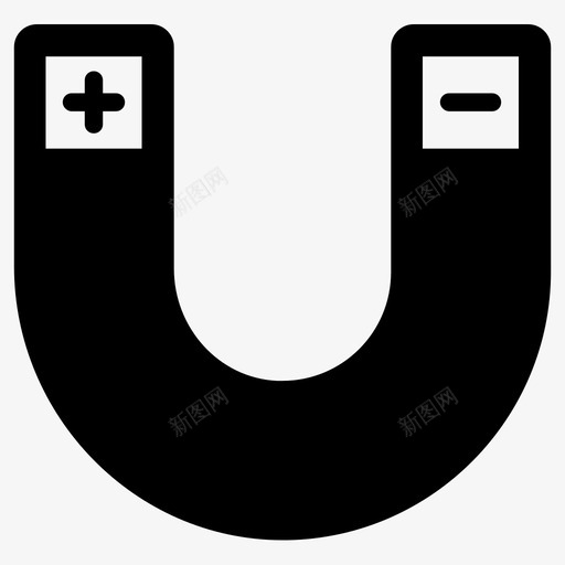 磁铁吸引磁性图标svg_新图网 https://ixintu.com 吸引 磁化 磁性 磁铁