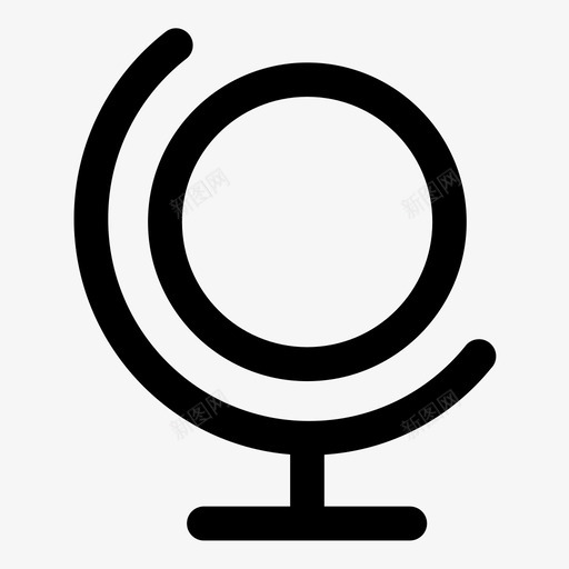 地球地图集行星图标svg_新图网 https://ixintu.com 世界 地图集 地球 基本 行星