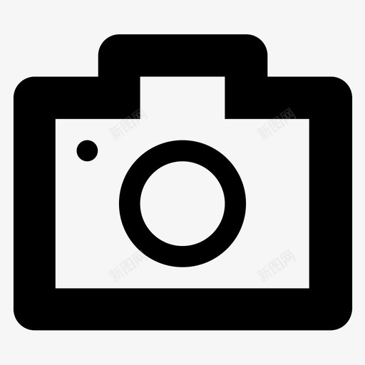 相机单反相机ios图标svg_新图网 https://ixintu.com ios 单反相机 工具 电影院工具 相机