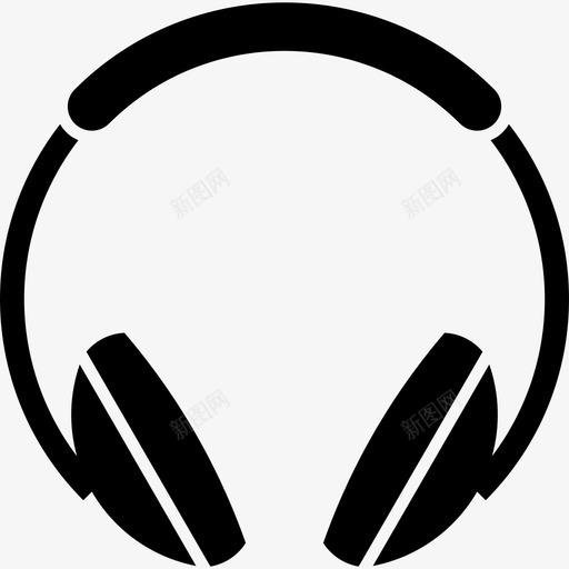 大型耳机技术设备和小工具图标svg_新图网 https://ixintu.com 大型耳机 技术 设备和小工具
