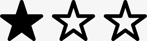 收视率评价星级图标svg_新图网 https://ixintu.com 收视率 星级 评价