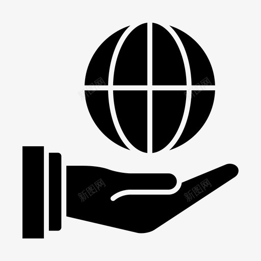全球服务业务全球业务glyph图标svg_新图网 https://ixintu.com 业务 全球业务glyph 全球服务