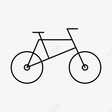 自行车环保运动图标图标