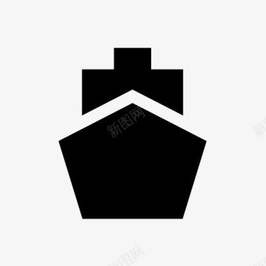 船战舰货物图标图标