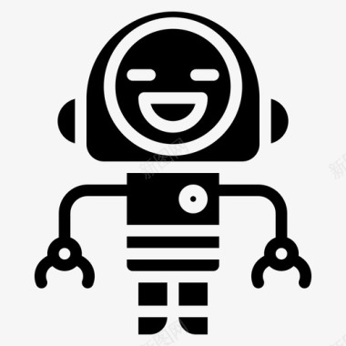 快乐机器人阿凡达机器人图标图标