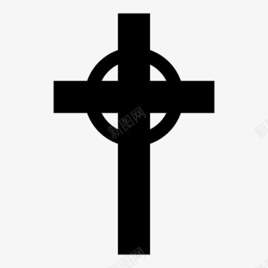 凯尔特十字架基督基督教图标图标