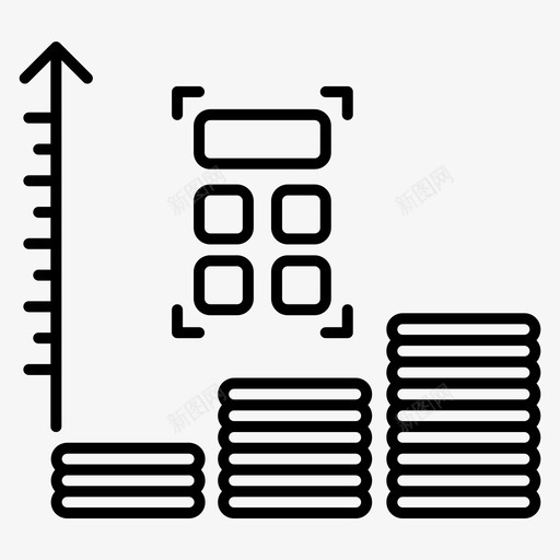 支出增长投资图标svg_新图网 https://ixintu.com 增长 投资 支出 融资