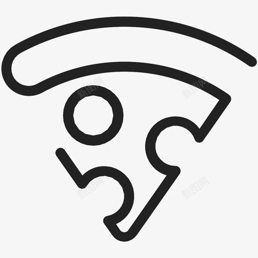 披萨快餐食物图标svg_新图网 https://ixintu.com 切片 快餐 披萨 食物