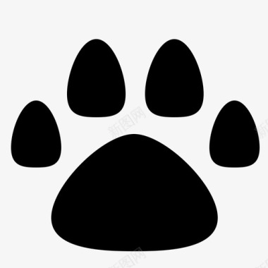 爪印动物宠物图标图标