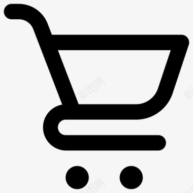 购物车购物篮必需品生产线图标图标