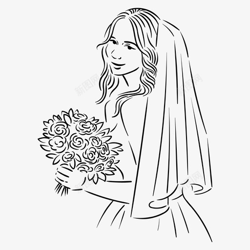 新娘庆祝蜜月图标svg_新图网 https://ixintu.com 婚礼 庆祝 新娘 爱情 蜜月
