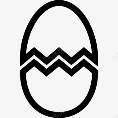 碎鸡蛋弹簧直纹图标图标