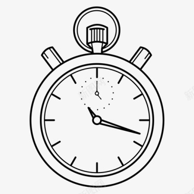 秒表计时器时钟时间图标图标