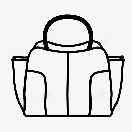 手提包配件奢侈品图标svg_新图网 https://ixintu.com 奢侈品 手提包 配件 钱包