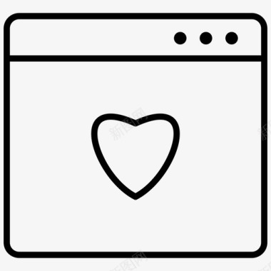 交友网站浏览器爱情图标图标