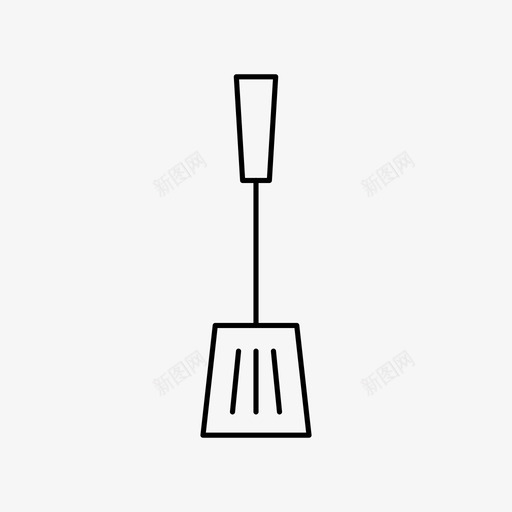 抹刀厨房用具厨房用具系列图标svg_新图网 https://ixintu.com 厨房用具 厨房用具系列 抹刀