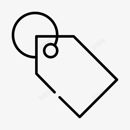 标签价格产品图标svg_新图网 https://ixintu.com 产品 价格 商店 标签 电子商务差距薄