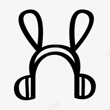 耳机兔子图标图标